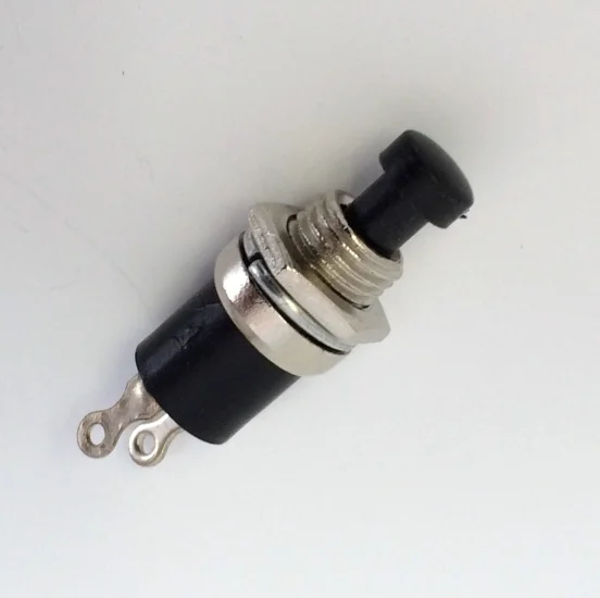 (image for) MOMENTARY PUSH BUTTON - BLACK