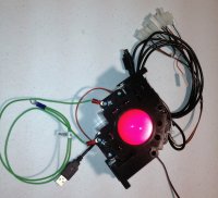 (image for) 2 1/4" TRANSLUCENT PINK REPLACEMENT TRACKBALL