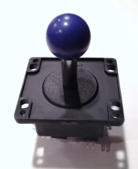 (image for) BALL TOP JOYSTICK 4 OR 8 WAY IN PURPLE - WOOD OR METAL PANEL