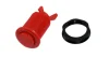 (image for) RED CONVEX ARCADE PUSH BUTTON