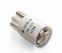 (image for) T10 SMD LED LAMP 12V DC 3 CHIP - RED
