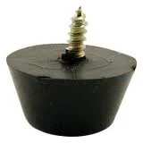 (image for) Black Rubber Bumper with Screw for Cue Sticks