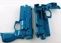 (image for) SEGA GUN SHELL RIGHT AND LEFT SIDE -BLUE / REF # 2535-5407