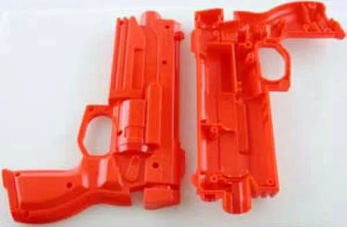 (image for) SEGA GUN SHELL RIGHT AND LEFT SIDE - RED / REF# 2535-5408