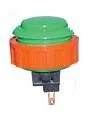 (image for) Sanwa OBSN-24, 24mm Pushbutton - GREEN