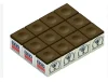 (image for) Silver Cup Cue Chalk -12 PACK - BROWN