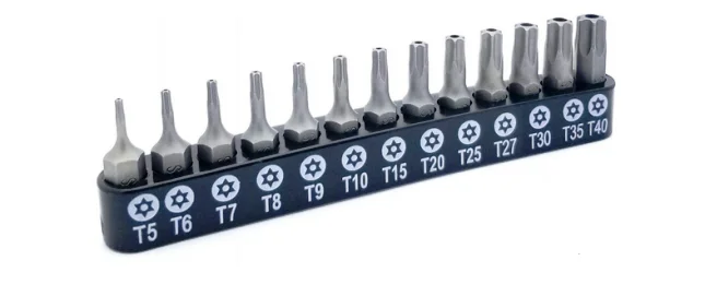 (image for) 12-PC TAMPER - RESISTANT STAR - T5 - T40 SIZE