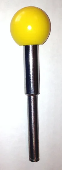 (image for) YELLOW BALL TOP HANDLE FOR TWISTED QUARTER JOYSTICKS