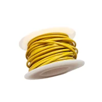 (image for) 20 GA. STRANDED HOOK UP WIRE YELLOW - 20 FOOT SPOOL